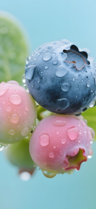 雨天的蓝莓