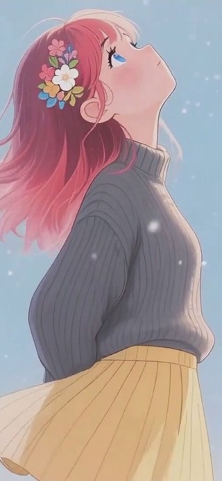 雪与女孩啊