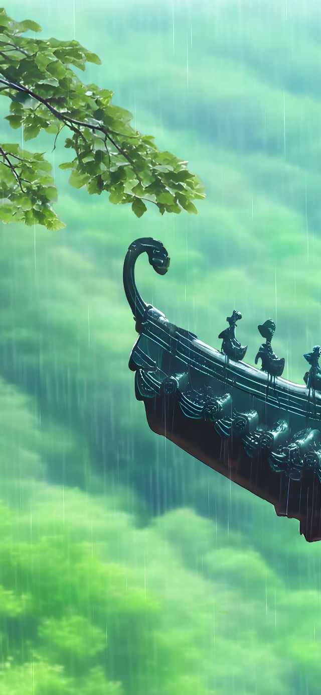 4K护眼 空山灵雨 静修禅心