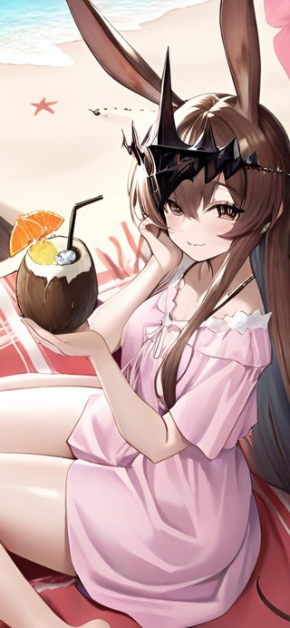 海边泳装少女-阿米娅