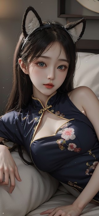 现代国风旗袍萝莉美少女