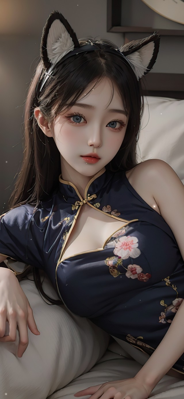 现代国风旗袍萝莉美少女