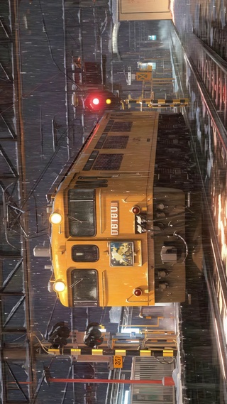 雨中列车