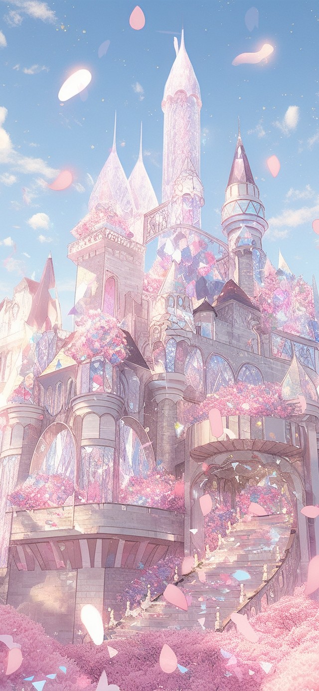 芭比风粉色城堡