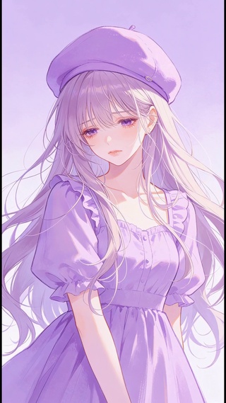 二次元忧郁女孩壁纸