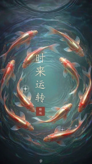 时来运转｜锦鲤把运气转过来