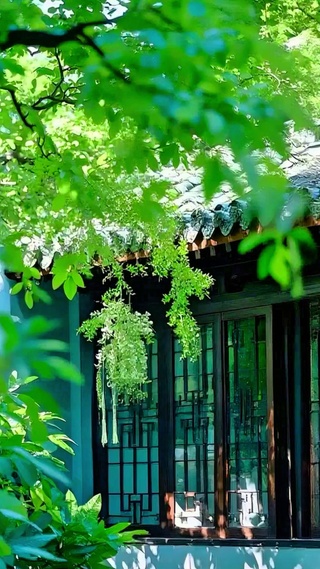 护眼治愈庭院4K