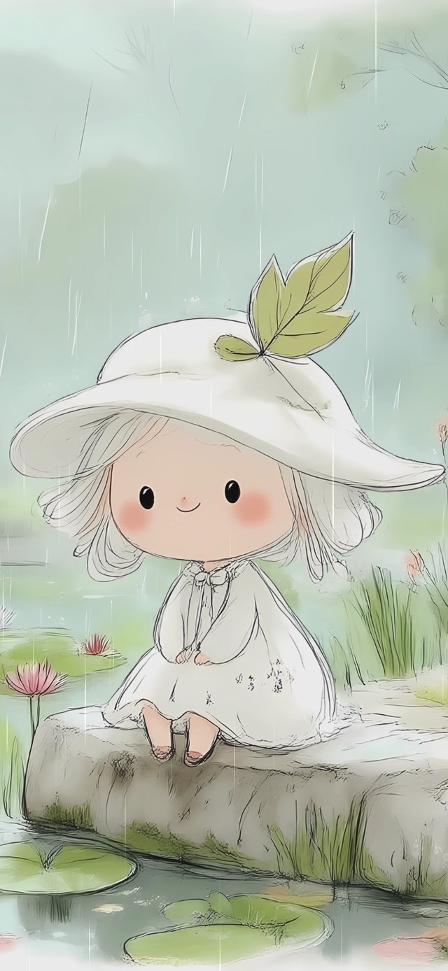 雨中小精灵
