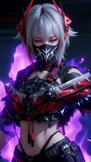 紫色火焰-麦晓雯