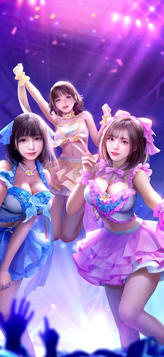 动漫女团美少女