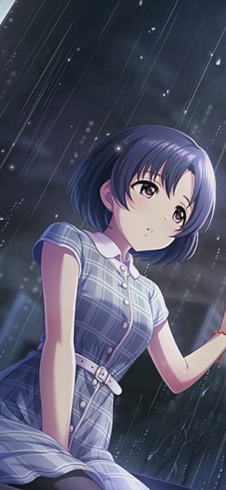 雨中少女