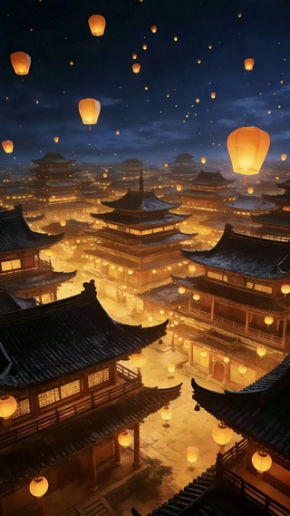 许愿孔明灯