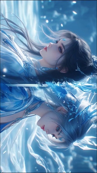 古风仙侠美女，双份的快乐