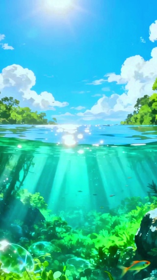 唯美水下世界4K