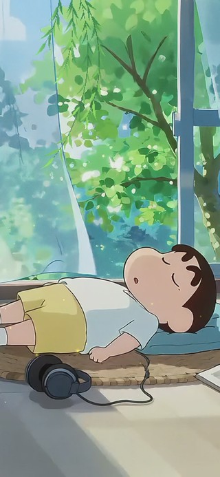 夏日午睡小新
