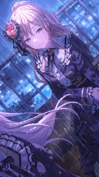 雨中女孩