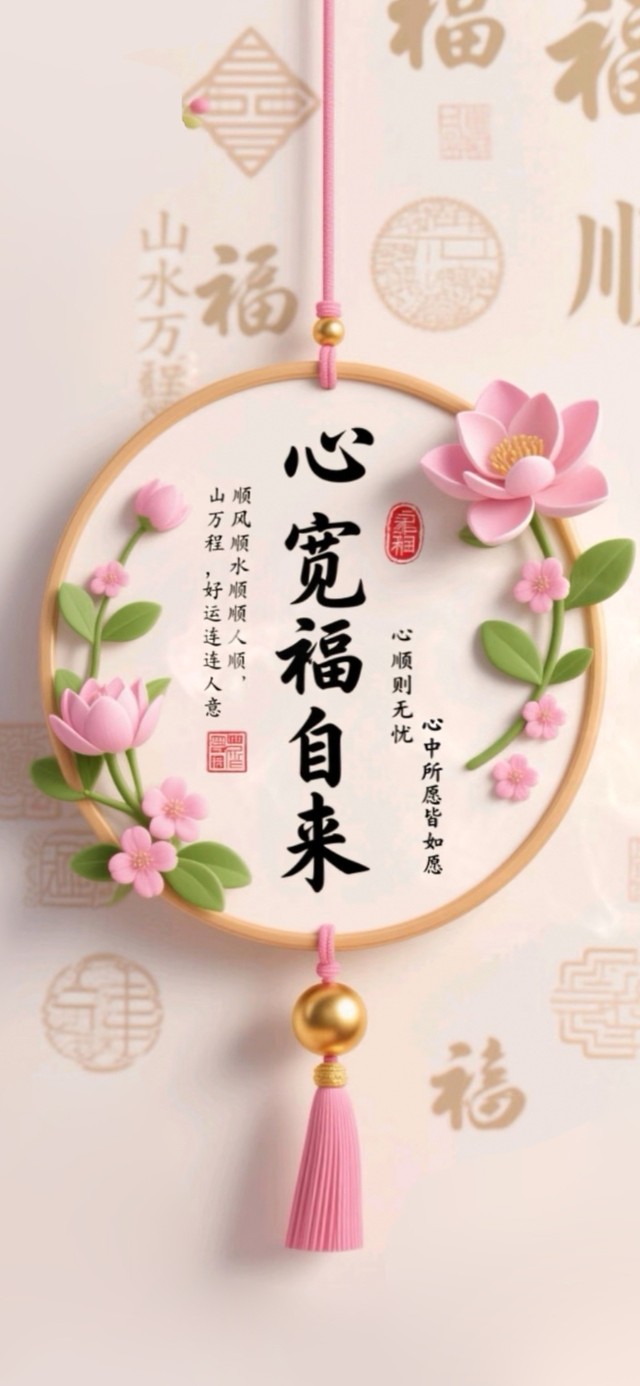 心宽福自来 治愈