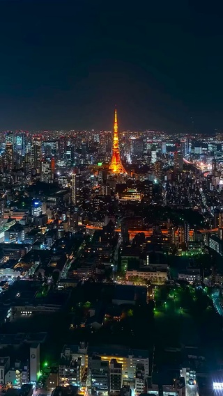 繁华都市夜景