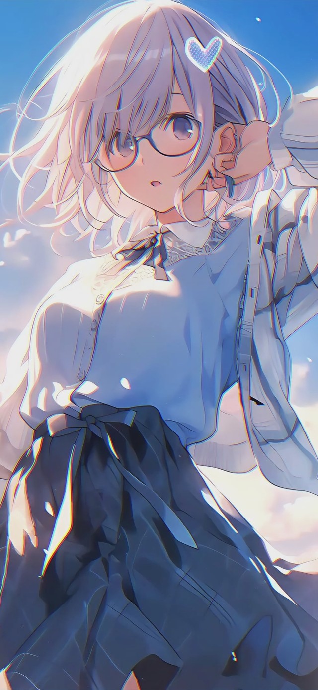 4K超清，唯美二次元美少女