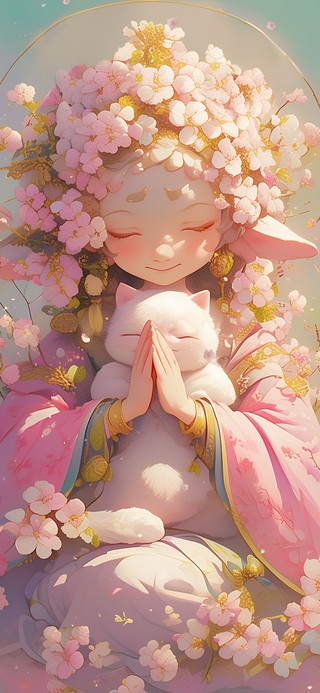 花仙子和猫咪