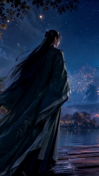 韩立看烟花