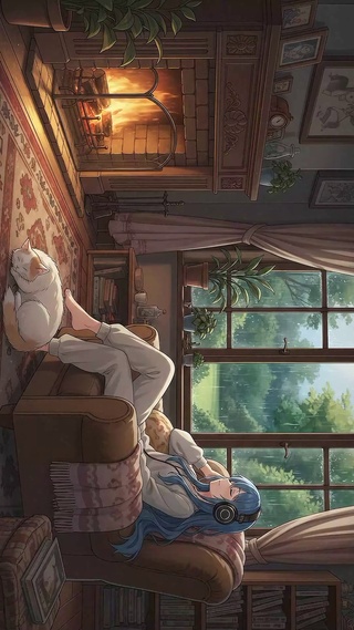 听歌的少女