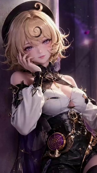 紫梦法杖少女