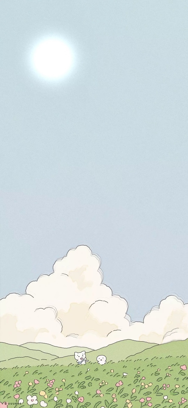 晴天下的田野