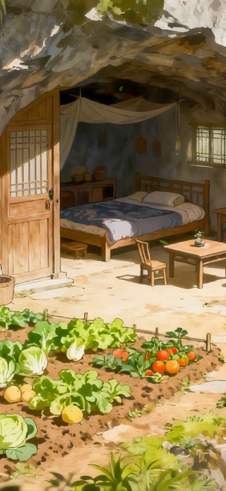 瀑布山洞人家