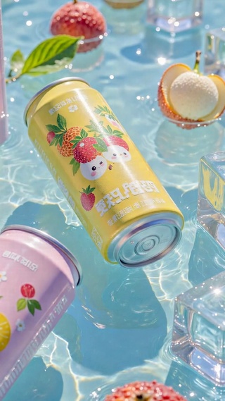 夏日清凉水果冰饮