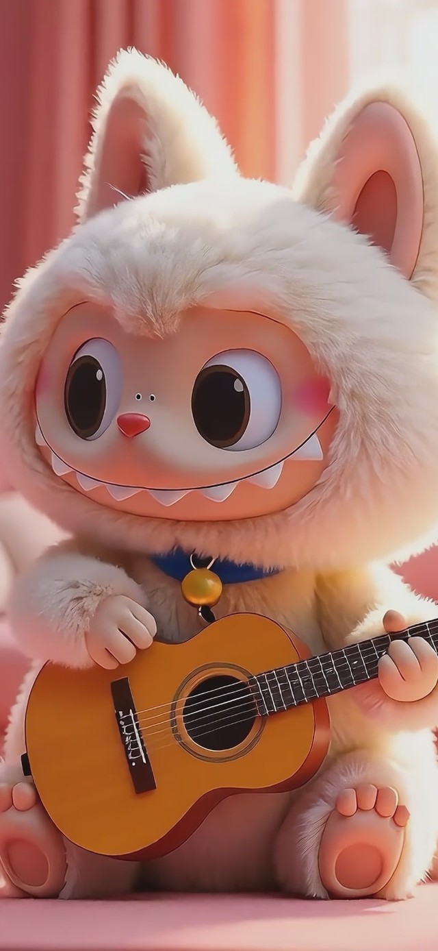 弹吉他的拉布布