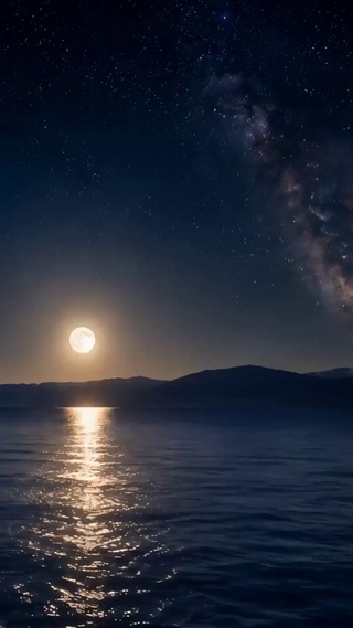 海边的夜晚