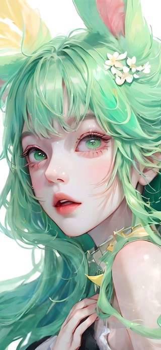 4k彩绘少女