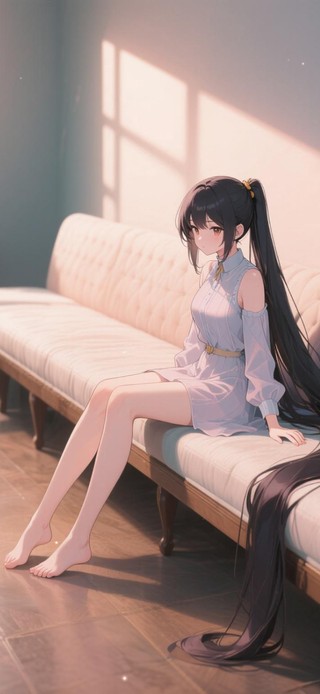 午后房间少女