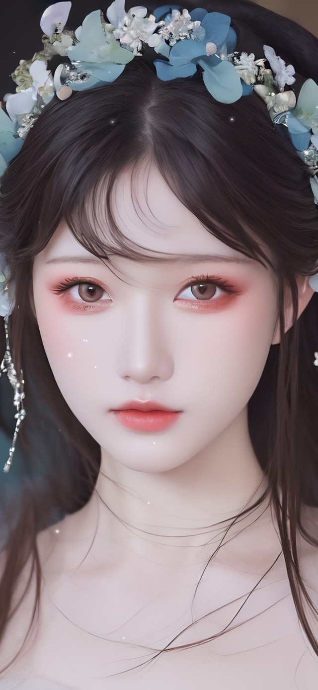 4K唯美清纯古风美女