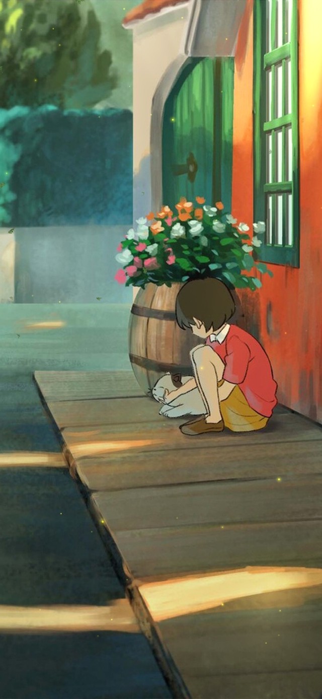 （免费）阳光正好屋前撸猫