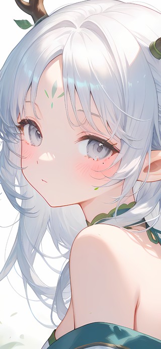 可爱精灵女孩