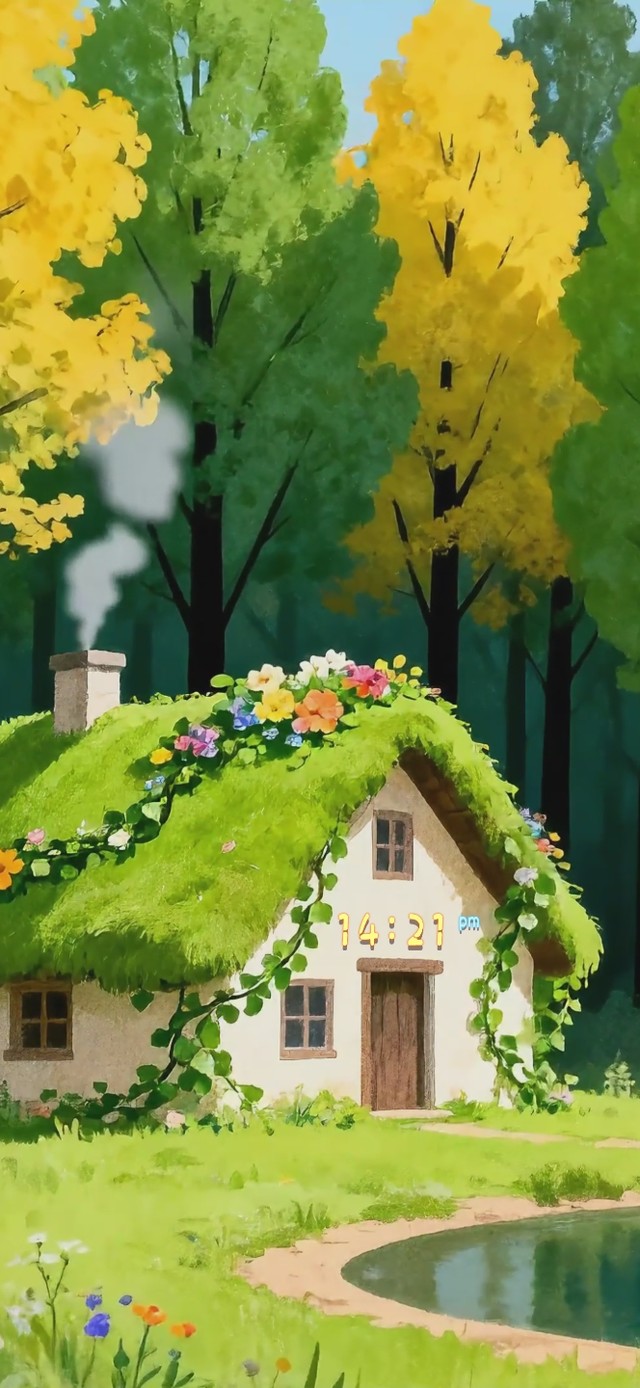 湖畔林间童话屋