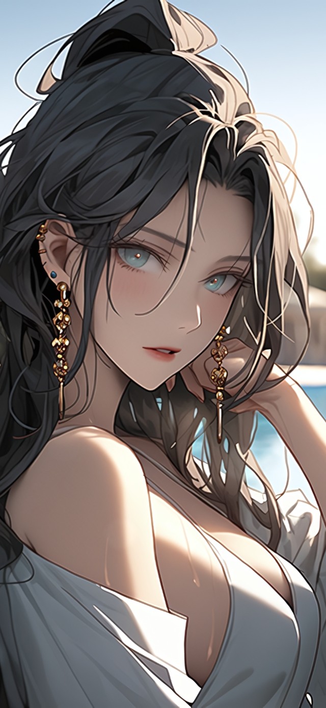 【4K】泳池美女