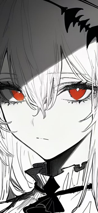 黑白冷漠少女-浊心斯卡蒂