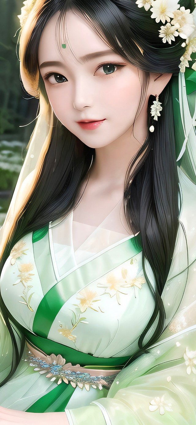 4k古风可爱女孩