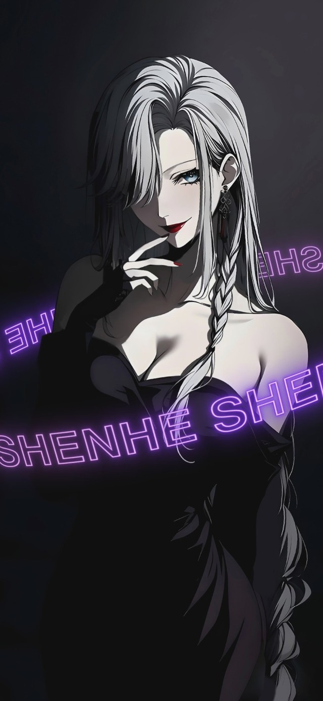 暗黑白发少女