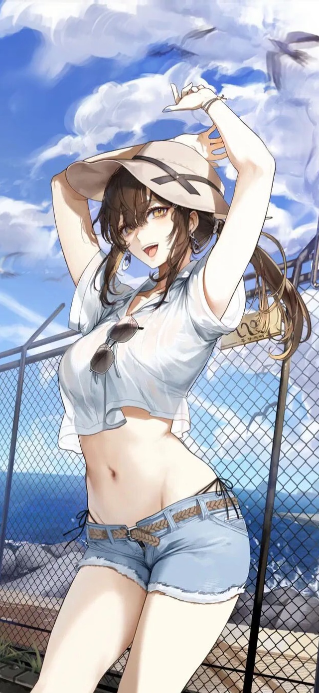 海边性感女孩