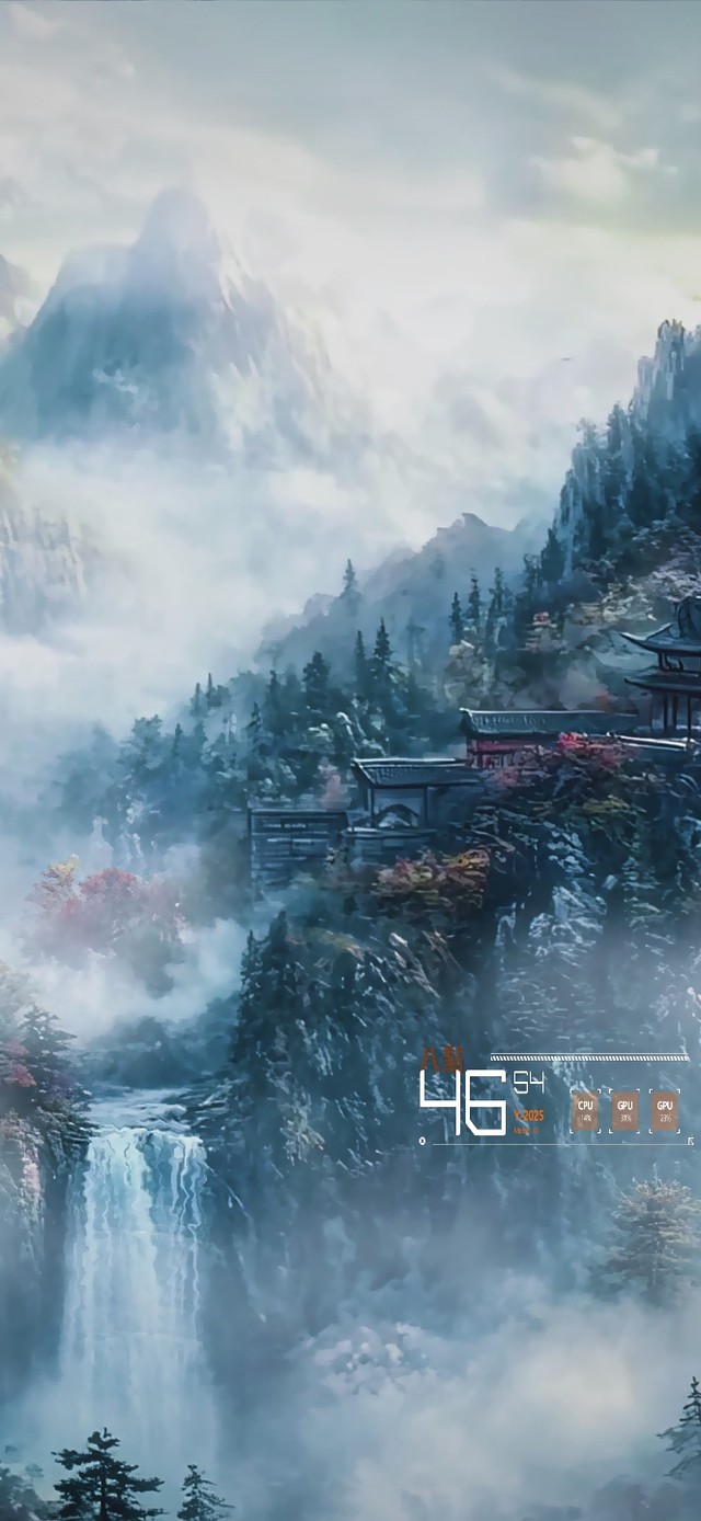 唯美仙境AI插画