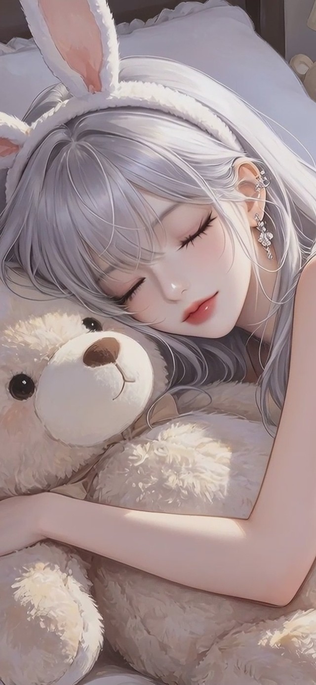 可爱兔耳少女