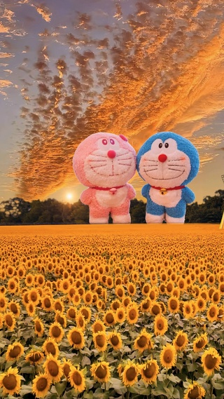 浪漫的向日葵花海