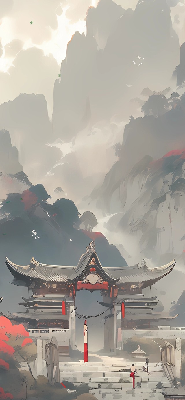 古风仙门(动漫手机动态壁纸) - 动漫手机壁纸下载 - 元气壁纸
