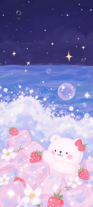 星夜莓海·小熊甜梦