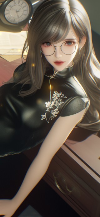 眼儿媚似春光，面含桃花夭夭光