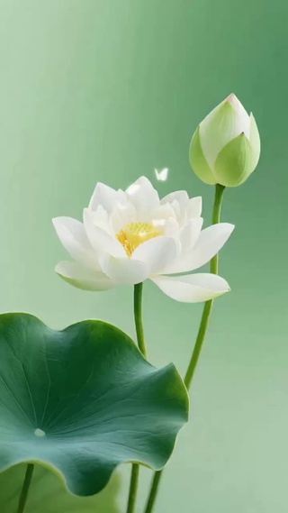 清新荷花